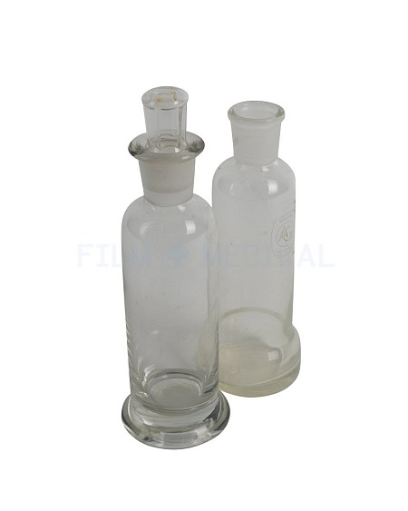 Pedestaled Glass Flask  Priced Individually